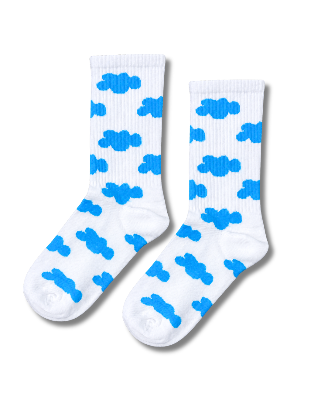 clouds patterend socks