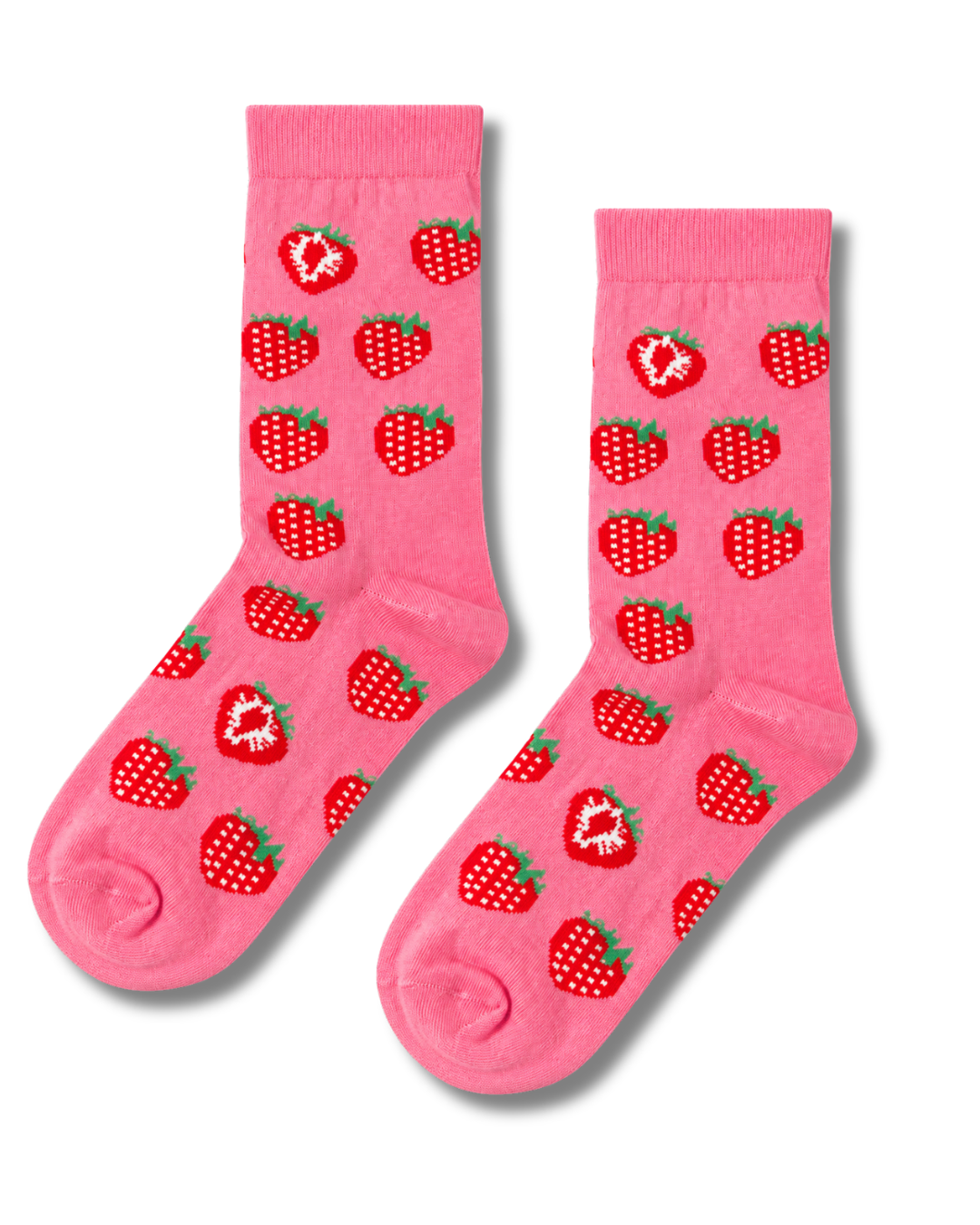 strawberry patterend socks